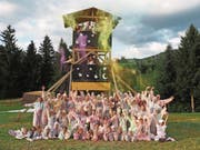 Der Blauring Meggen feiert eine farbenfrohe «Sternschnuppenstaub»-Party. (Bild: Lagerbild: Vera Hürlimann (Doppleschwand, 14. Juli 2017))