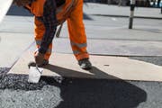 Zwischen Stans und Engelberg wird derzeit gebaut. (Bild: Keystone)