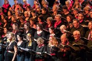 Der Chor Audite Nova Zug. (Bild: Christian H. Hildebrand (Zug, 17. März 2018))