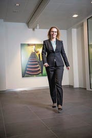 Susanne Thellung (42), Leiterin der UBS Zentralschweiz. (Bild: Roger Grütter (Luzern, 7. April 2017))