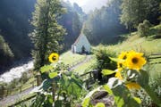 Blick zur unteren Ranftkapelle (Bild: Keystone / Urs Flüeler)