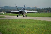 Auf dem Flugplatz in Emmen werden keine F/A-18 Jets stationiert. (Bild: Archiv Boris Bürgisser/Neue LZ)