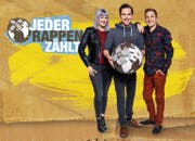Die Moderatoren von Jeder Rappen zählt 2017 von links: Tina Nägeli, Fabio Nay und Stefan Büsser. (Bild: SRF/Oscar Alessio)