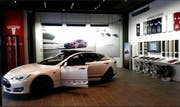Der neue Basel City Store von Tesla am St.-Alban-Graben. (Bild: PD)