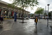 Am Bahnhof Luzern ist seit Ende Oktober eine temporäre Anlage für Luftmessungen installiert. Die Ergebnisse sind bedenklich. (Symbolbild) (Bild: Dominik Wunderli / Neue LZ)
