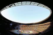 11. Juni 2010: Im Stadion von Johannesburg findet die Eröffnungsfeier zur Fussball-WM in Südafrika statt. (Bild: EPA/Kerim Okten)