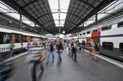 Blick in den Bahnhof Luzern. (Archivbild Neue LZ)