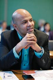 Rupan Sivaganesan politisiert seit 2006 im Zuger Kantonsrat. (Bild: Stefan Kaiser (Zug, 18. Dezember 2014))