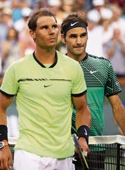 Sie dominieren wieder: Rafael Nadal und Roger Federer. (Bild: Clive Brunskill/Getty (Indian Wells, 15. März 2017))