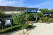 Eingangsbereich des Hotels Vichy Spa in Montpellier. (Bild: SFV / Marco von Ah)