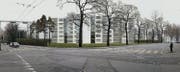 Die geplante Überbauung beim Einkaufscenter Schönbühl, entworfen von finnischen Architekten. (Bild: Visualisierung PD)
