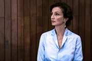 Audrey Azoulay, die neue Unesco-Generaldirektorin. (Bild: EPA/ETIENNE LAURENT)