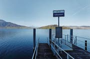 Verwaist: Nachdem im Lothenbach jährlich bloss eine Handvoll Schiffsgäste die Lände frequentiert hatte, beschloss die Schifffahrtsgesellschaft, die Station ab dieser Saison nicht mehr zu bedienen. (Bild: Stefan Kaiser (Walchwil, 13. April 2017))
