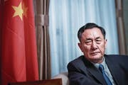 Botschafter Geng Wenbing: «China ist das grösste Entwicklungsland der Welt.» (Bild: Boris Bürgisser (Bern, 30. Januar 2018))