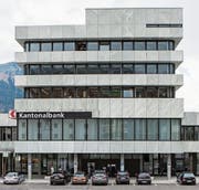 Erfreulicher Geschäftsgang 2017 für die Schwyzer Kantonalbank. (Bild: Alexandra Wey/Key (Schwyz, 12. Mai 2017))
