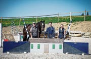 OK-Präsident und Trainer Urs Wächter, Michael Bruhin und Victoria Wächter freuen sich auf den Concours Complet. (Bild: Katja Stuppia (Baar))