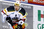 Kraftvoll und dynamisch dank umgestellter Ernährung: Steve Hirschi, der Captain des HC Lugano. (Bild: Keystone / Salvatore Di Nolfi)