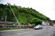 Beim Bahnhof Giswil wird auch zukünftig wieder gebaut: Das neue Gebäude der Gemeindeverwaltung wird beim Bahnhof entstehen. (Archivbild Neue OZ / Corinne Glanzmann)