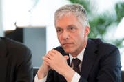 Bundesanwalt Michael Lauber (51). (Bild: Anthony Anex/Keystone (Bern, 5. April 2017))