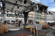 Der Mühlenplatz in Luzern war bereits Schauplatz für eine SRF-Liveübertragung anlässlich der Sendung SF bi de Lüt 2011. (Bild: Archiv / Neue LZ)