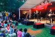 Im letzten Jahr haben in der Badi Hünenberg mehrere Anlässe stattgefunden – unter anderem das Konzert von Marc Sway im August. (Archivbild Stefan Kaiser)