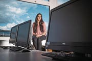 Wirtschaftsinformatikerin Maisa Ahmad hat ihr Studium an der Hochschule Luzern absolviert. (Bild: Roger Grütter (Luzern, 12. Juli 2017))