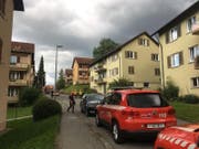 Die Feuerwehr musste für einen Einsatz an der Maihofhalde ausrücken. (Bild: Sara Häusermann / Luzernerzeitung.ch)