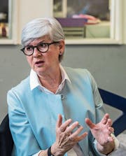 Neu an der Spitze der Caritas: Yvonne Schärli. (Bild: Nadia Schärli (Littau, 26. April 2017))