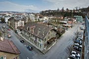 Im Käselager an der Industriestrasse sollen eine Beiz, Ateliers und ein Konzertlokal im Keller entstehen. (Bild: Pius Amrein (Luzern, 22. März 2016))