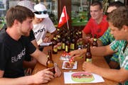 Das neue Bier wurde am 1. August in Engelberg lanciert. (Bild: PD)