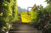 Der Seeuferweg Kehrsiten-Untermatt ist derzeit gesperrt. (Bild: Archiv Corinne Glanzmann / Neue NZ)