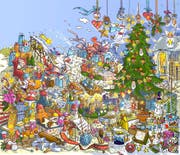 Frohes Fest! Wir wünschen unseren Leserinnen und Lesern besinnliche Weihnachtstage. (Bild: Illustration: Feluce Bruno, Luzern)