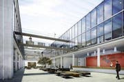 So wird der Medtech-Park im Küssnachter Industriegebiet Fänn einmal aussehen. (Bild: PD)