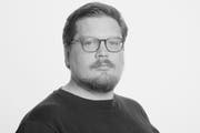 Dominik Weingartner, Mitarbeiter der Luzerner Zeitung. Das Bild entstand am Dienstag, 11. April 2017. Bild: (Pius Amrein / Neue LZ) Mitarbeiterin, Mitarbeiter, LZ, Luzerner Zeitung (Bild: Pius Amrein (LZ) (Luzerner Zeitung))