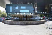 der Wagenbachbrunnen beim KKL (Bild Simon Bordier)