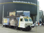 So sieht die Lok der Südostbahn im neuen Kleid aus. (Bild PD)