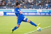 Il Gwan Jong von Luzern trotzt dem Regen. (Bild: URS FLUEELER)