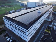 4000 Quadratermeter gross ist die Fotovoltaikanlage bei der Galliker Transport AG. (Bild: PD)