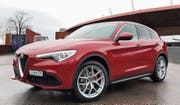 Äusserlich makellos: Der Alfa Romeo Stelvio ist ein Hingucker und der Beweis dafür, dass SUV auch elegant sein können. (Bild: Matthias Hafen)