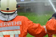 Die Feuerwehr bei der Arbeit. (Symbolbild) (Bild: Archiv Neue SZ)