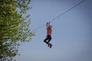 Der Flying Fox in Morschach besteht aus drei Teilstücken. (Bild PD)