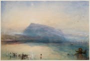 «The Blue Rigi, Sunrise» von Joseph Mallord William Turner. Dieses Aquarell auf Papier entstand 1842. (Bild: Fotografie © Tate, London, 2016)