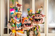 Das «Team Scheidegger» gewinnt in der Kategorie der Kleingruppen mit ihrem Sujet «Hawaiianische Wildsäue». (Bild: Dominik Wunderli / LZ (Luzern, 13. Februar 2018))