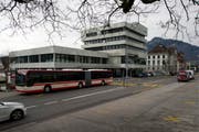 Hauptsitz der Schwyzer Kantonalbank in Schwyz. (Bild: Keystone)