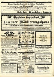 Bild: Luzerner Tages-Anzeiger, 24. Oktober 1897