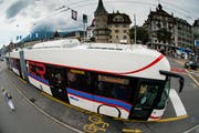 Dieser Bus soll künftig auch auf den Linien 2, 8 und 12 sowie auf Durchmesserlinien zum Einsatz kommen. (Bild: Archiv Roger Grütter)