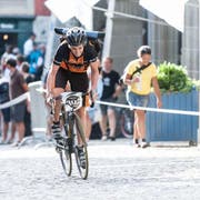 Renate Hunkeler bei ihrer Goldfahrt. (Bild: PD)