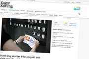 zugerzeitung.ch war vorübergehend nicht erreichbar. (Bild: Screenshot: zugerzeitung.ch)