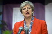 Die britische Premierministerin Theresa May. (Bild: EPA/Will Oliver)