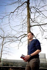 Kris Decker (27) hat sich in seiner Masterarbeit intensiv mit der Klimaforschung befasst. (Bild Manuela Jans)